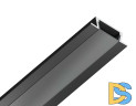 Алюминиевый встраиваемый профиль Ambrella Light Alum Profile GP1001BK/BK