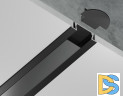 Алюминиевый встраиваемый профиль Ambrella Light Alum Profile GP1001BK/BK