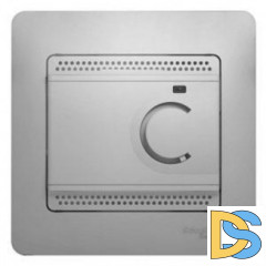 Терморегулятор для теплого пола, Алюминий, серия Glossa, Schneider Electric