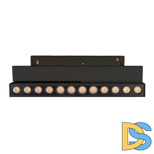 Трековый магнитный светильник Arlight MAG-ORIENT-DOTS-FOLD-S230-12W Day4000 (BK, 30 deg, 48V) 041531