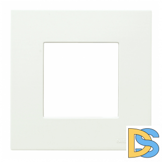 Рамка ABB Zenit Niessen 1 пост (2 модуля) ABB Zenit Белый