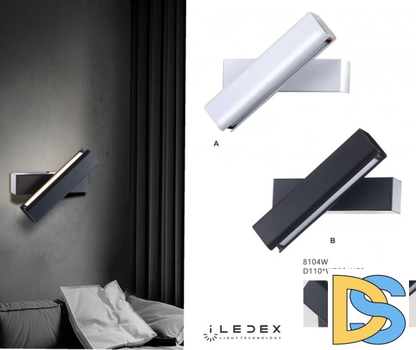 Настенный светильник iLedex Firefox 8104W-10W-3000K BK
