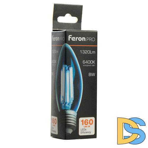 Светодиодная лампа Feron LB-1208 E27 8W 6400K 51243