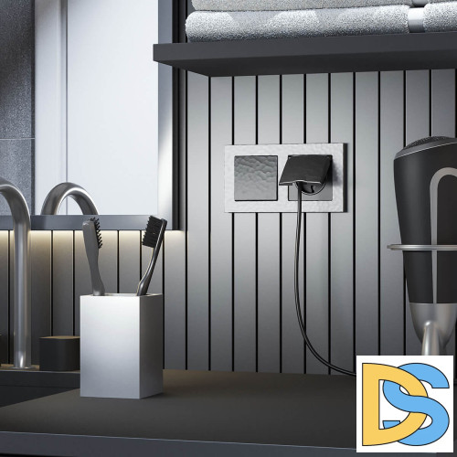 Выключатель Werkel Hammer одноклавишный проходной черный W1212008 4690389162053