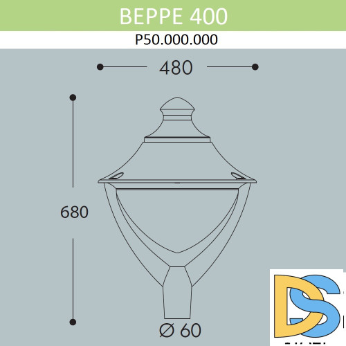 Уличный светильник Fumagalli Beppe P50.000.000.AXH27