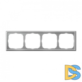 4-постовая рамка, Schneider Electric Art Gallery, цвет Алюминий, GAL000304