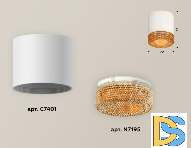 Накладной светильник Ambrella Light Techno XS7401024 (C7401, N7195)