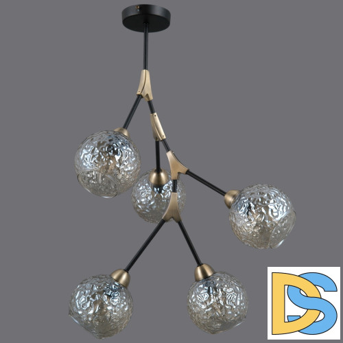 Люстра на штанге Illumico IL0263-5PSQ-79 BK AB