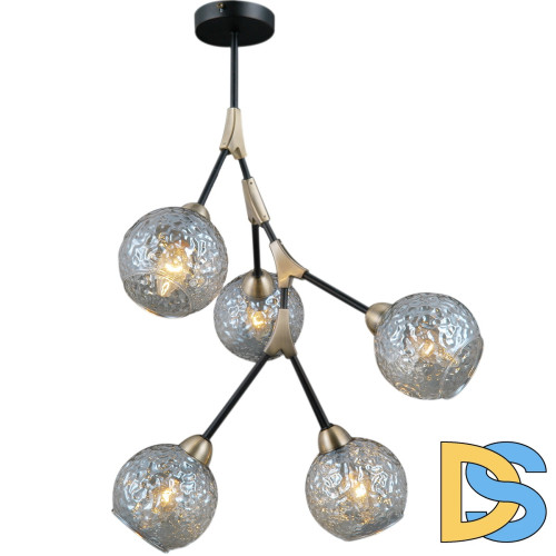 Люстра на штанге Illumico IL0263-5PSQ-79 BK AB