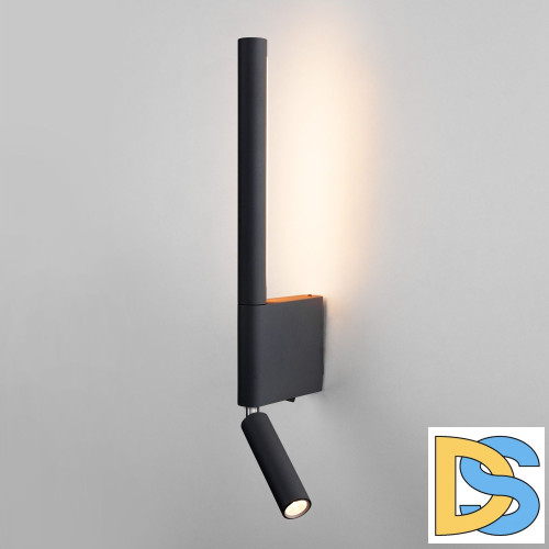 Настенный светодиодный светильник Elektrostandard Sarca 4690389180583 40111/LED черный a057584