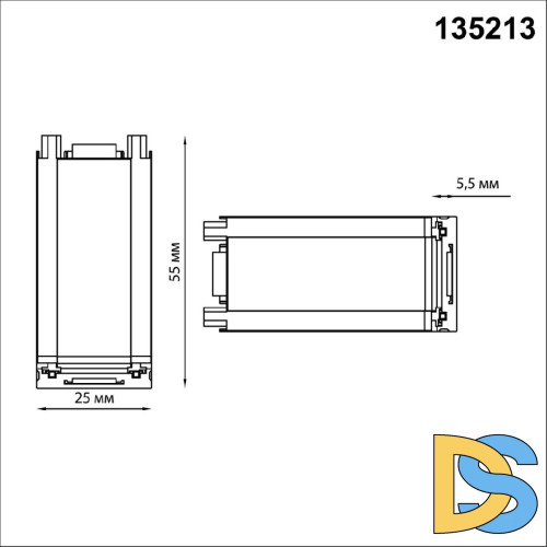Соединитель для шинопровода Novotech Smal 135213