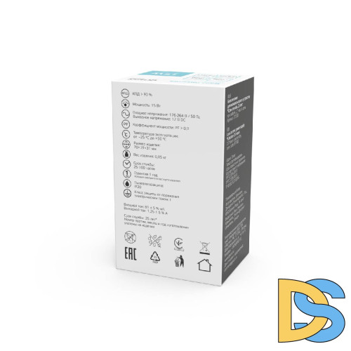 Блок питания Gauss Basic 15Вт DC12 IP20 BT500