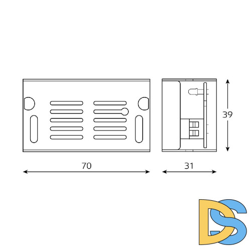 Блок питания Gauss Basic 15Вт DC12 IP20 BT500