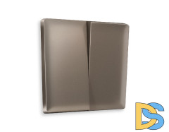 Лицевая панель для выключателя двухклавишного Ambrella Volt Alfa AP6330