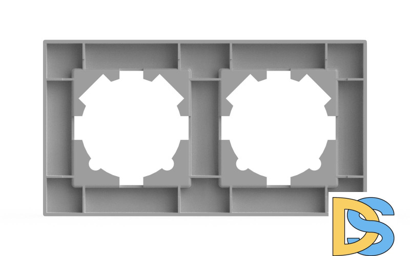 Рамка двухместная ELBI Vega 510-015600-226