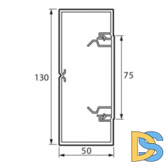 Кабель-канал Legrand METRA 130x50х2000мм 638082