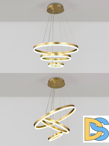 Подвесная люстра Natali Kovaltseva Oreol HIGH-TECH LED LAMPS 82042