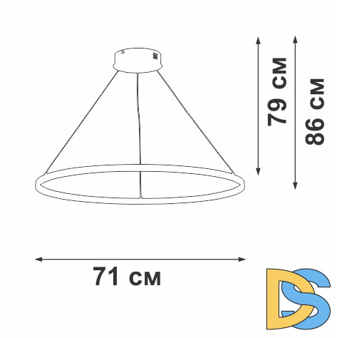 Подвесная люстра Vitaluce V2516-8/3S