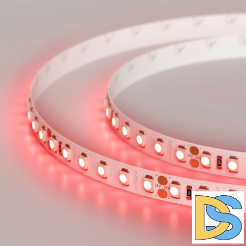 Светодиодная лента Arlight RT-A120-8mm 24V Red (9.6 W/m, IP20, 2835, 5m) 008781(2)