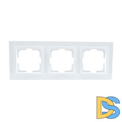 Рамка на 3 поста Mono Electric Despina жемчуг 102-250000-162