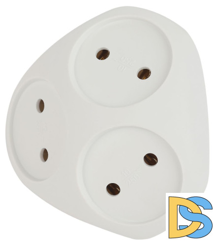 Разветвитель электрический Эра SPx-3-W Б0053481