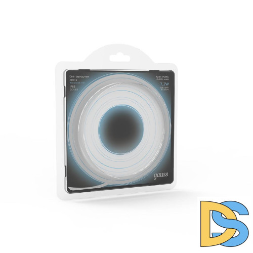 Светодиодная влагозащищенная лента Gauss 7,2W/m 30LED/m 5050SMD холодный белый 5M 311000307