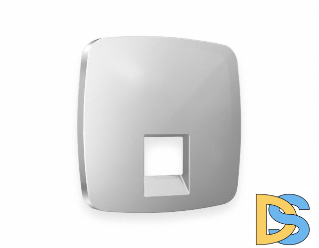 Лицевая панель для компьютерной/телефонной розетки RJ-45/RJ-11 Ambrella Volt Omega OP4120