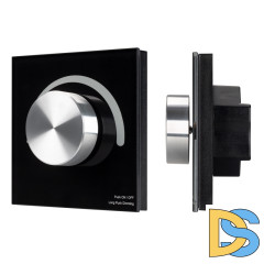 Панель Arlight Smart-P37-Dim-IN Black (230V, 1.2A, Triac, Rotary, 2.4G) 028109