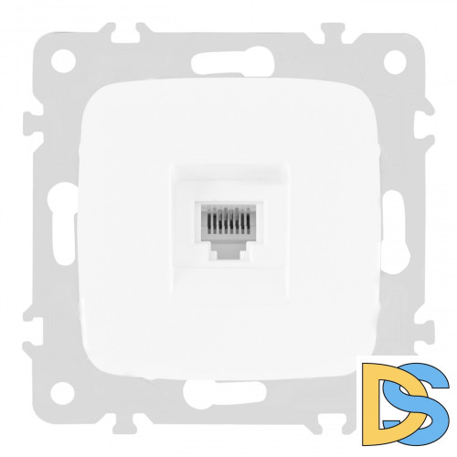 Розетка телефонная RJ11 Arte Milano 205.51-1.white