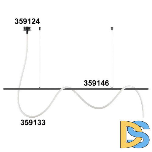 Светодиодный гибкий неон Novotech Ramo 170-265В 38Вт 4000K 3м IP20 359133