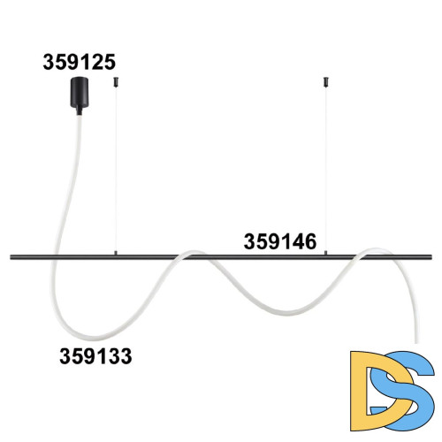 Светодиодный гибкий неон Novotech Ramo 170-265В 38Вт 4000K 3м IP20 359133