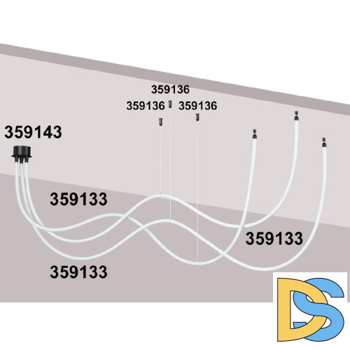 Светодиодный гибкий неон Novotech Ramo 170-265В 38Вт 4000K 3м IP20 359133