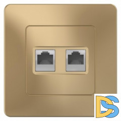 Розетка компьютерная 2-ая кат.5е, RJ-45 (интернет), Титан, серия Blanca, Schneider Electr