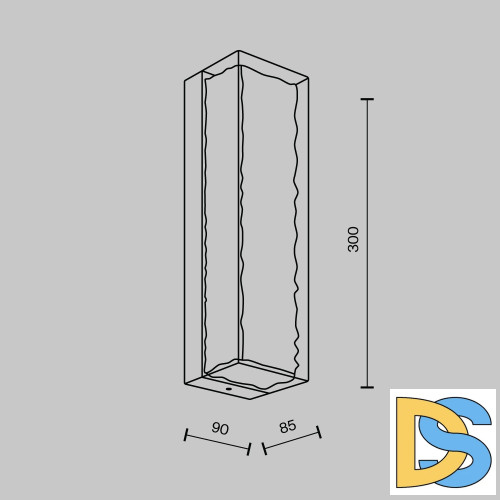 Настенный светильник Modestyle MS.9020.300 CR