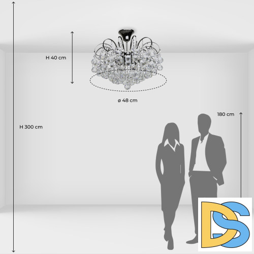 Потолочная люстра MW-Light Жемчуг 8 232016306