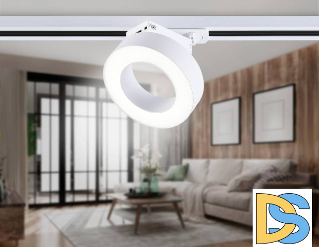 Трековый однофазный светильник Ambrella Light Track System GL6866