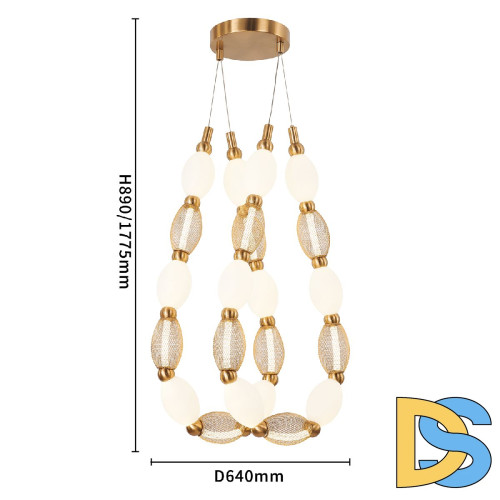 Подвесная люстра Favourite Perler 4559-2PC