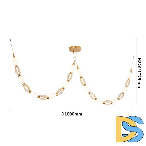 Подвесная люстра Favourite Perler 4559-2PC