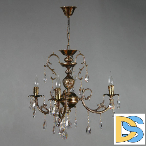 Подвесная люстра Ambiente Alicante 8888/3 PB Tear drop