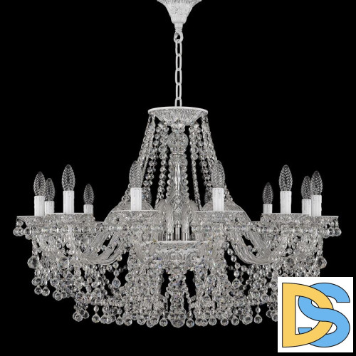 Подвесная люстра Bohemia Ivele Crystal AL16309/12/300 WMN