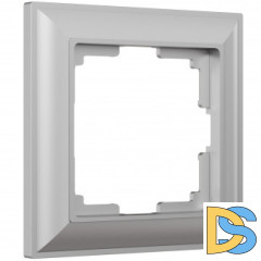 Рамка на 1 пост (серебряный) W0012206