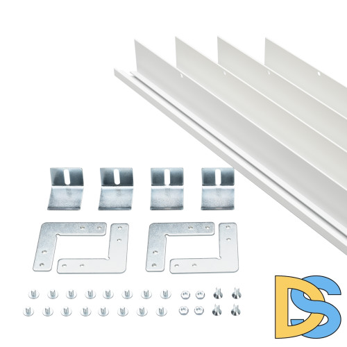 Рамка для встраиваемой установки панелей Arlight BX3012 White 027833