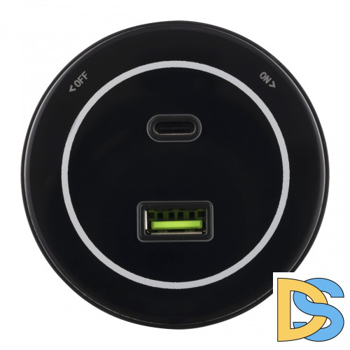 Трековая розетка Arte Milano Am-track-sockets-39 399732TS/USB-Type-C Black