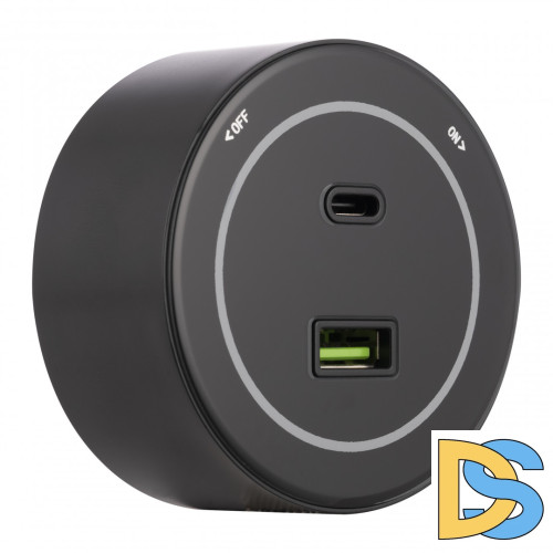 Трековая розетка Arte Milano Am-track-sockets-39 399732TS/USB-Type-C Black