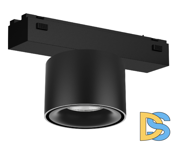 Трековый магнитный светильник iLedex Vision SMART 4825-049-D74-10W-60DG-BK