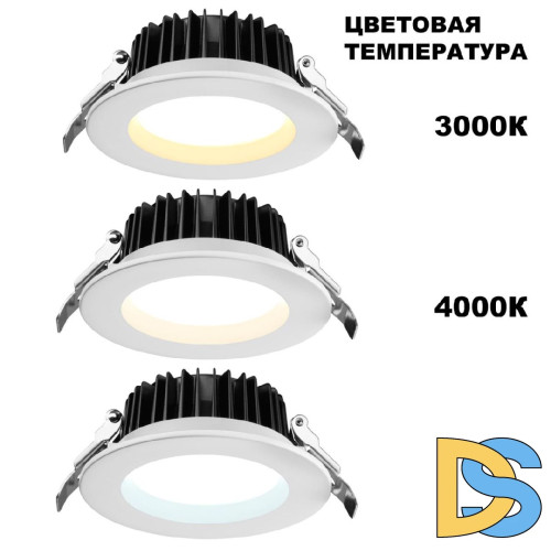 Встраиваемый светильник Novotech Drum 359414