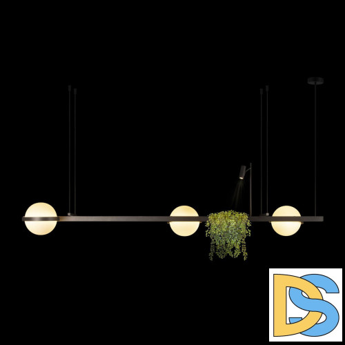 Подвесная люстра Loft IT Jardin 10121/C Dark grey