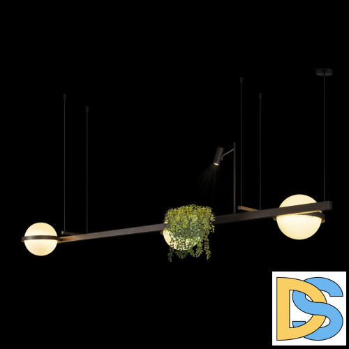 Подвесная люстра Loft IT Jardin 10121/C Dark grey