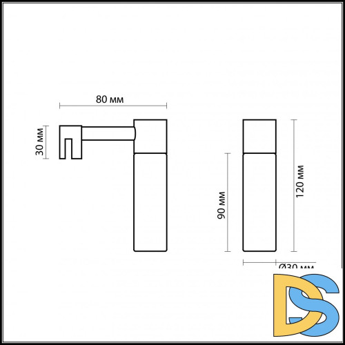 Подсветка для зеркал Odeon Light Izar 2447/1