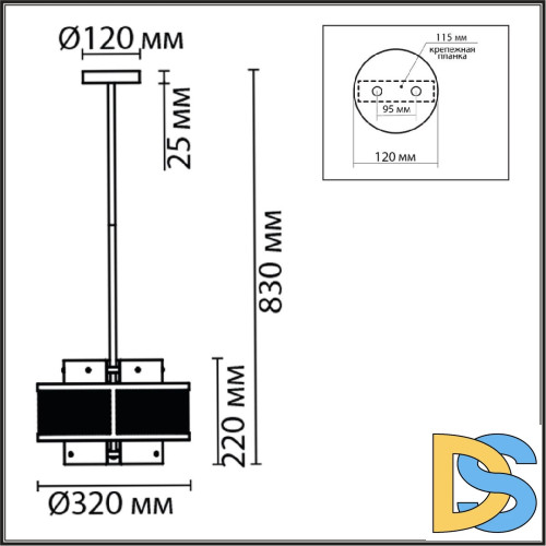 Подвесной светильник Lumion Zarina 8007/3